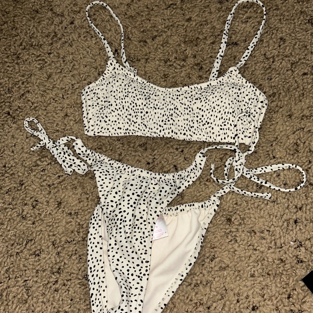 Super cute top and bottom.